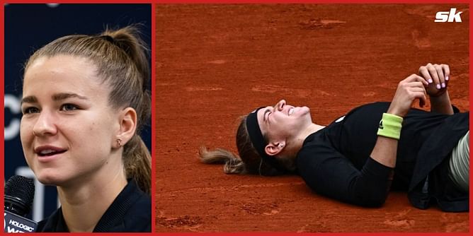 "Some doctors told me, you'll not do sport anymore" - Karolina Muchova after reaching French Open final