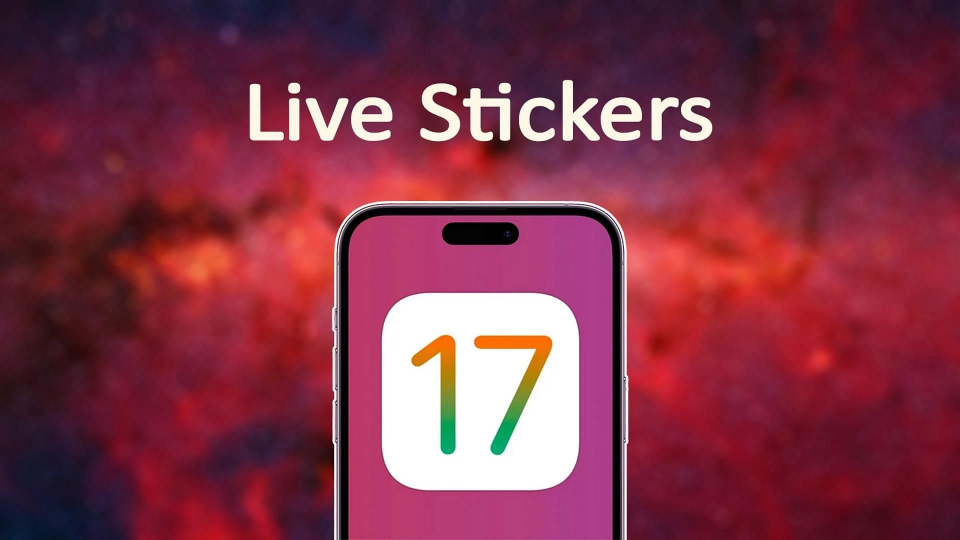 A guide on how to create and send Live Stickers on iOS 17 (Image via Sportskeeda)