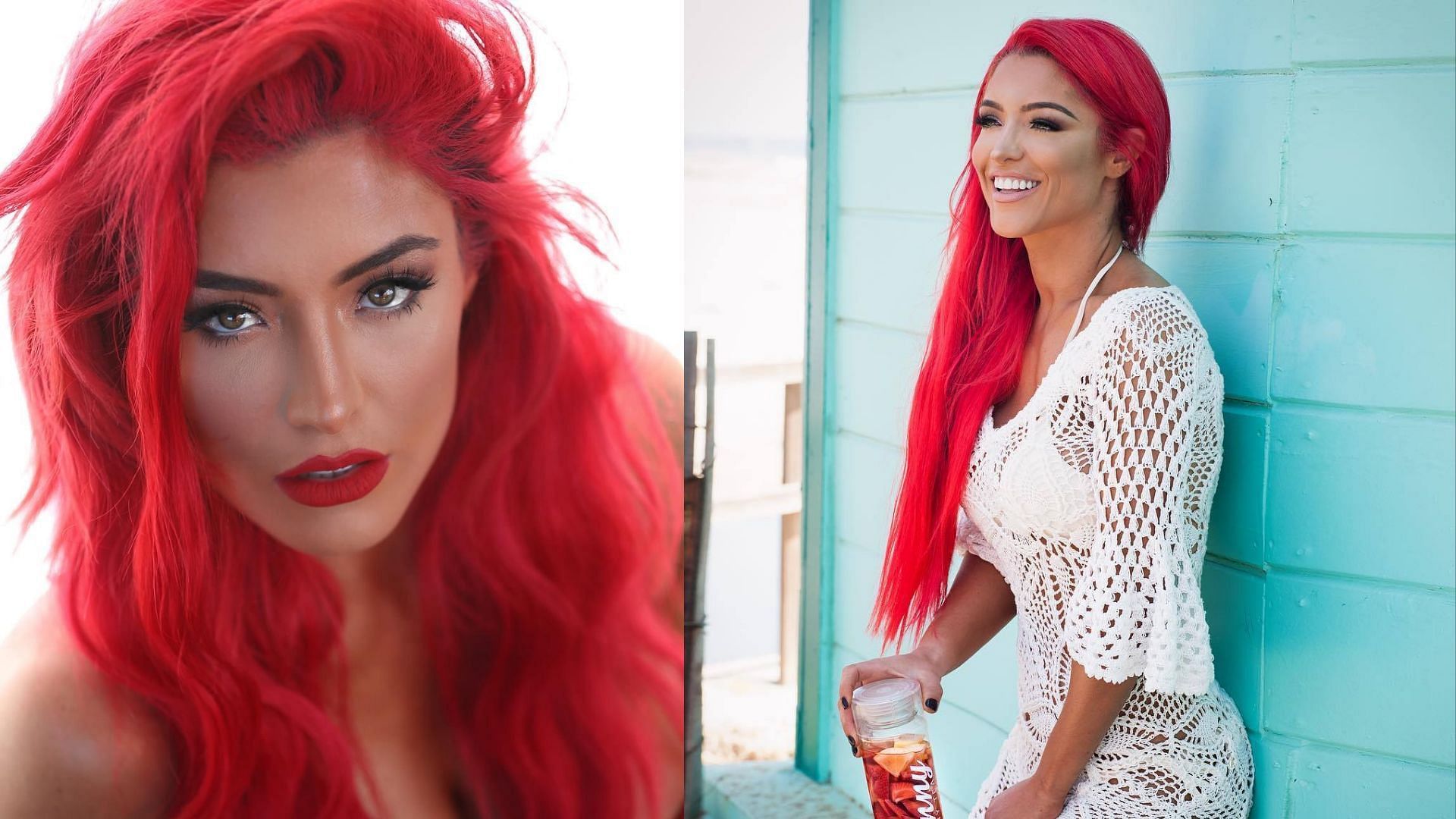 Photo Former Wwe Superstar Eva Marie Shares Pictures With Real Life Husband At A Wedding