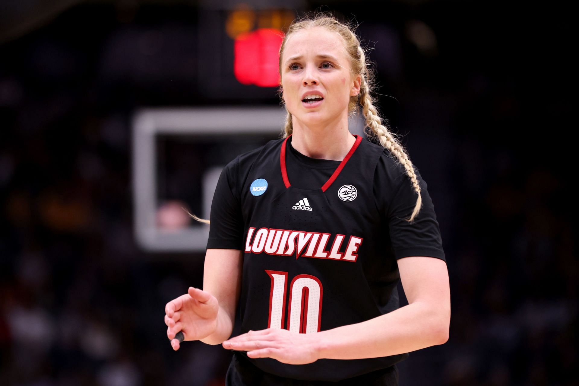 Hailey Van Lith during her time with the Louisville Cardinals