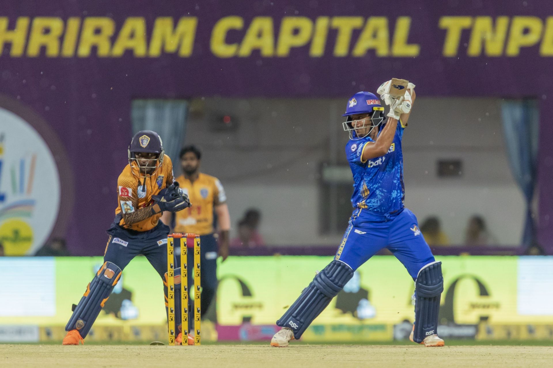 Kaushik Gandhi in action (Image Courtesy: TNPL Media)