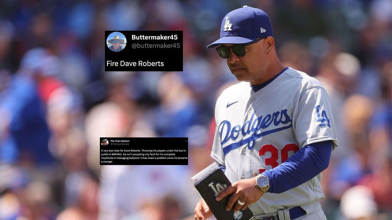 Fans are displeased with the Los Angeles Dodgers manager 