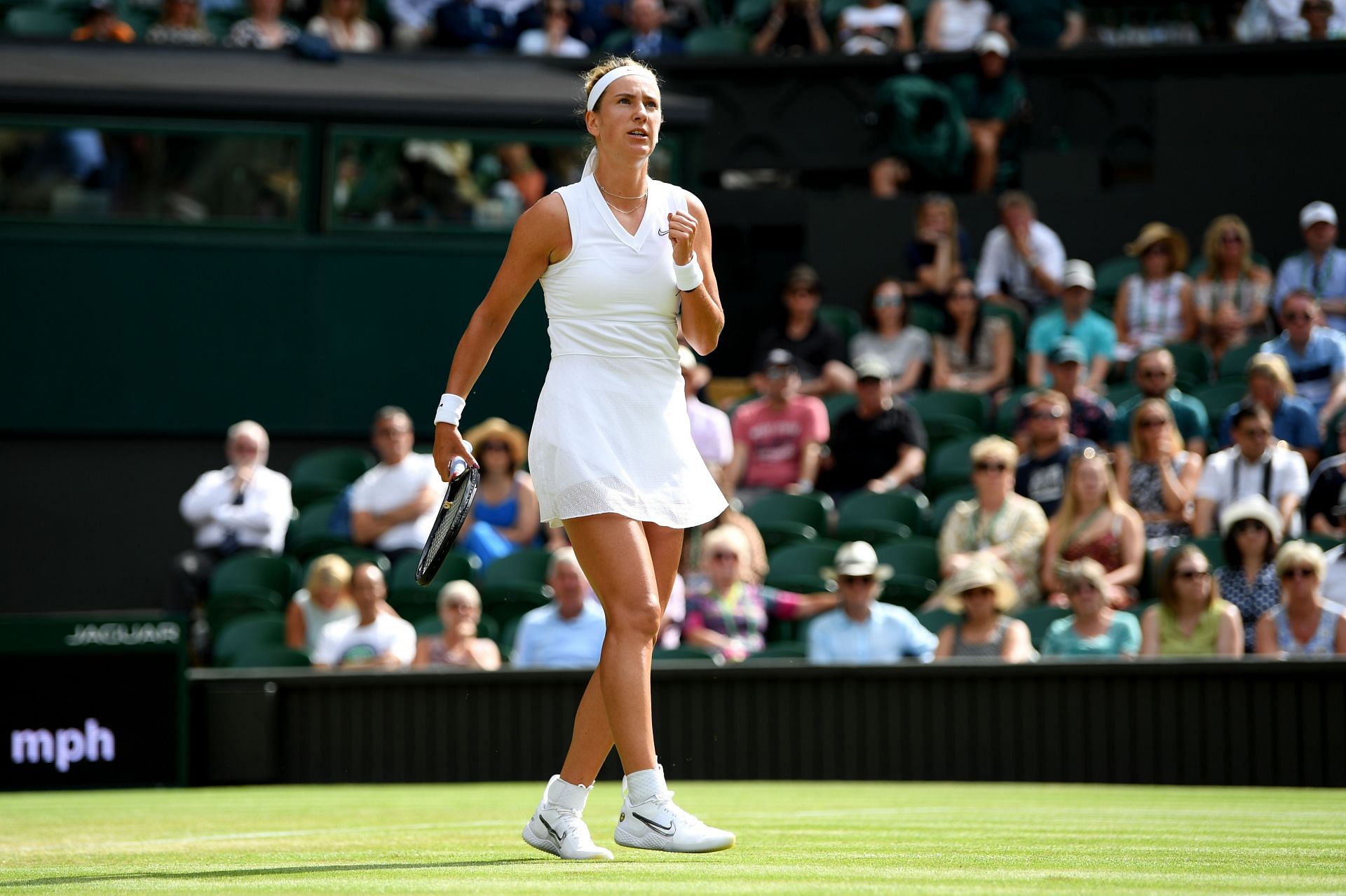 Victoria Azarenka at the Wimbledon Championships