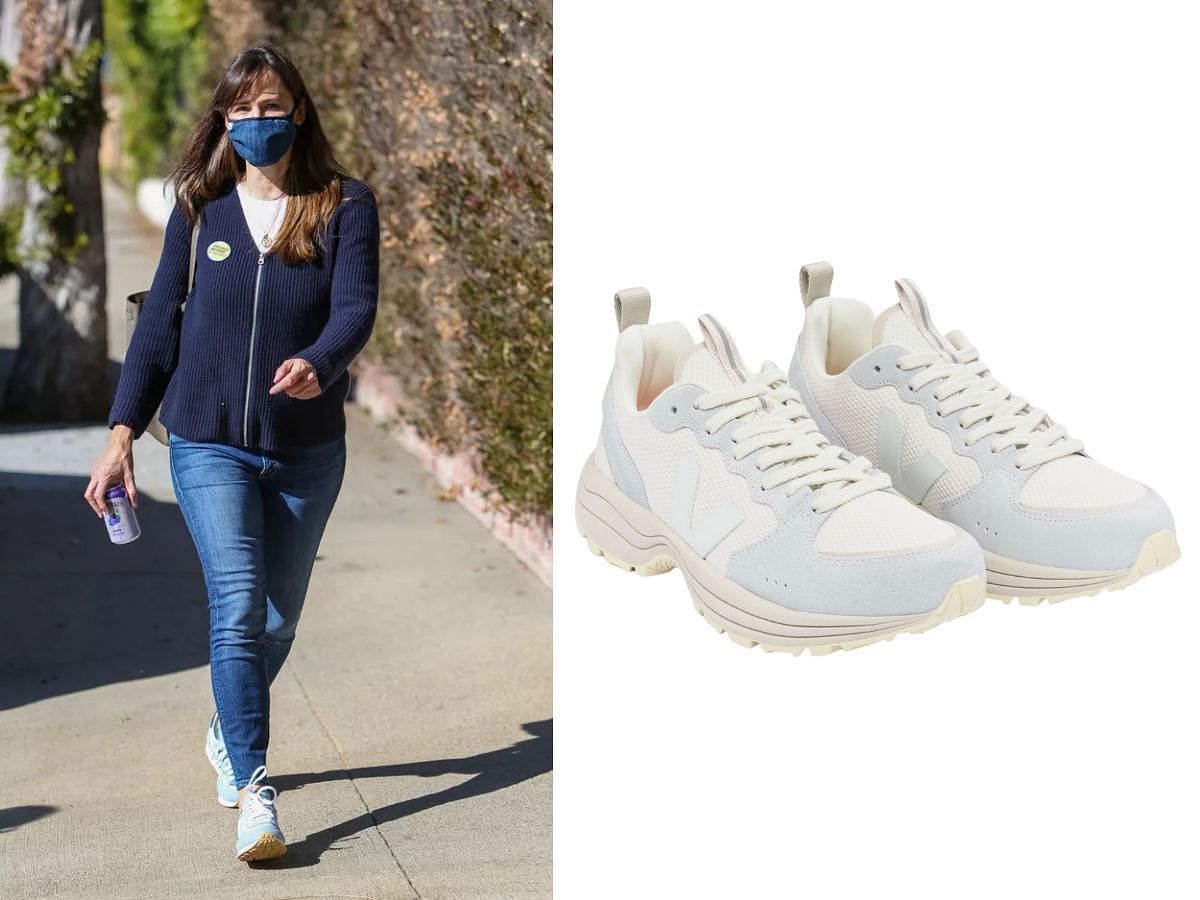 Jennifer Garner in Veja Sneakers (Image via Instyle/Veja)