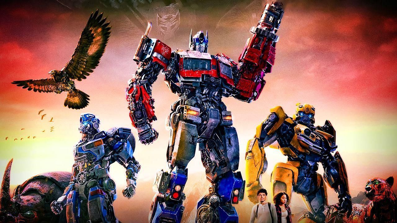 Transformers: Rise of the Beasts poster brings the Autobots and Maximals together (Image via Paramount)