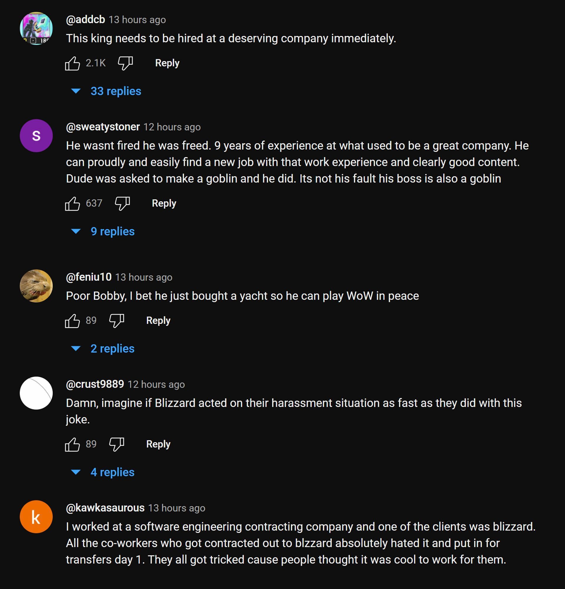Fans in the YouTube comments section react to the streamer&#039;s clip (Image via Asmongold Clips/YouTube)