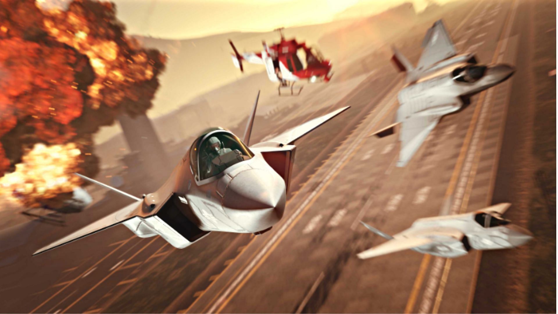 New fighter jet (Image via Rockstar Games)