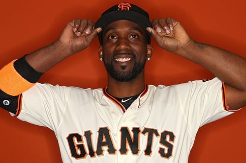 Andrew McCutchen in San Francisco Giants Photo Day