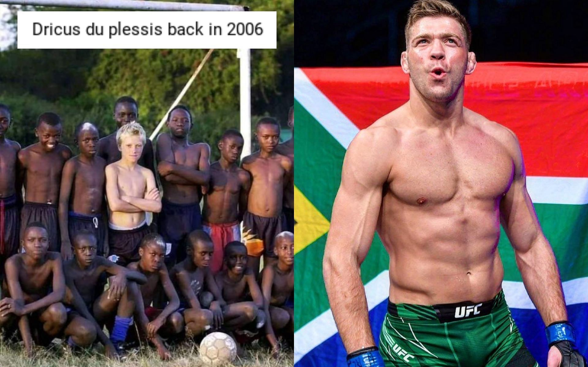 Dricus du Plessis (right) [Images courtesy of @dricusduplessis on Instagram]