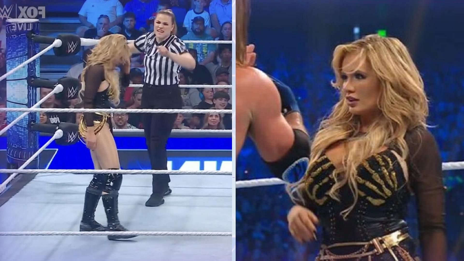 Scarlett Bordeaux is a female WWE SmackDown Superstar.