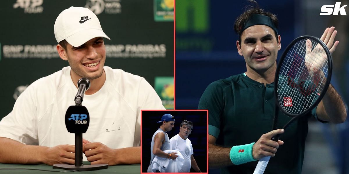 Carlos Alcaraz Roger Federer Rafael Nadal