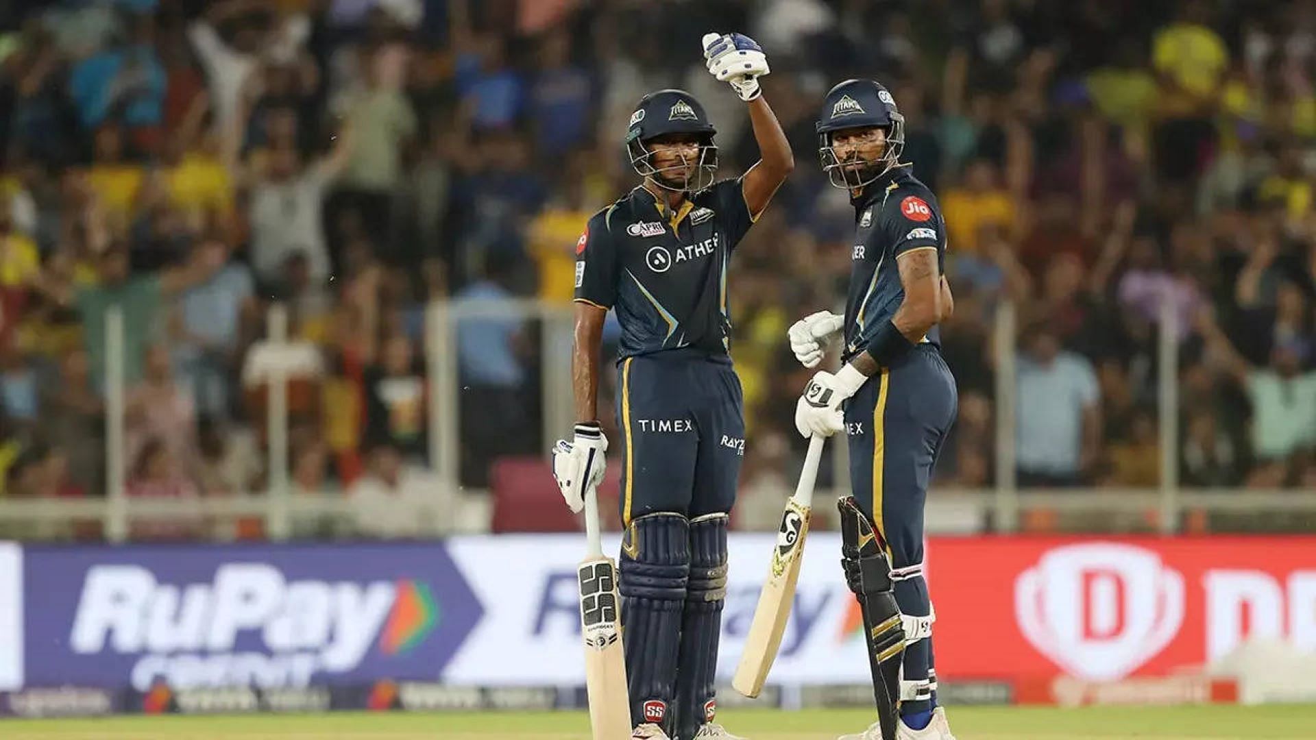 Sai Sudharsan and Hardik Pandya were involved in an 81-run partnership in the IPL 2023 final