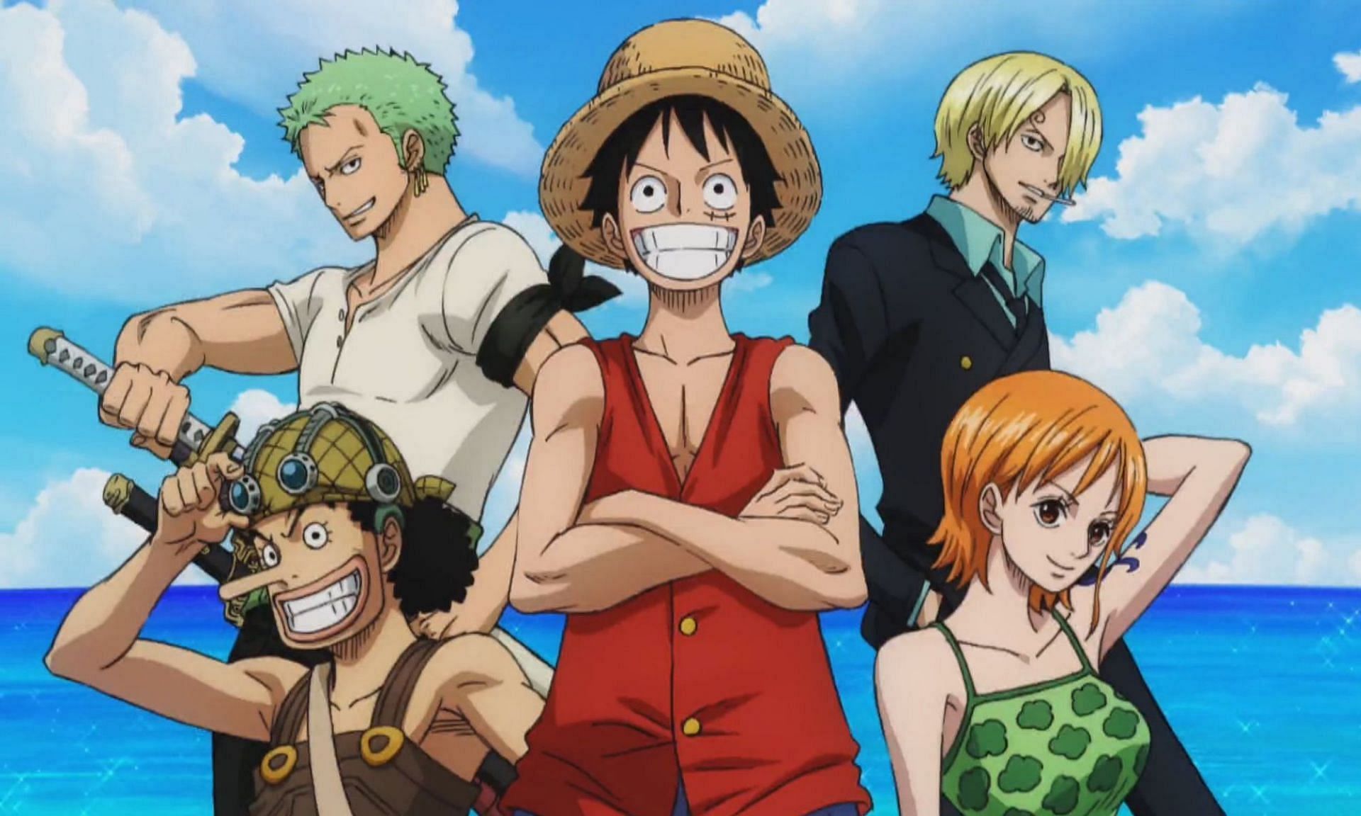 The original members of the Straw Hat crew (Image via Eiichiro Oda/Shueisha/Viz Media/One Piece)