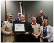 Sigmon resigned from his post after the arrest (Image via Franklin County Sheriff's Office/Facebook)