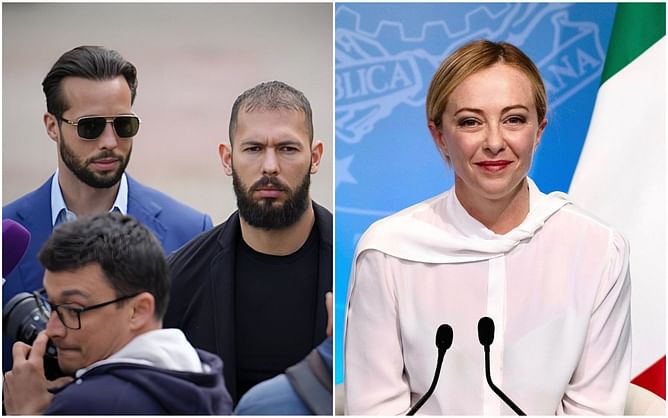 Andrew Tate’s brother fawns over Italian Prime Minister Giorgia Meloni over crucifix rule