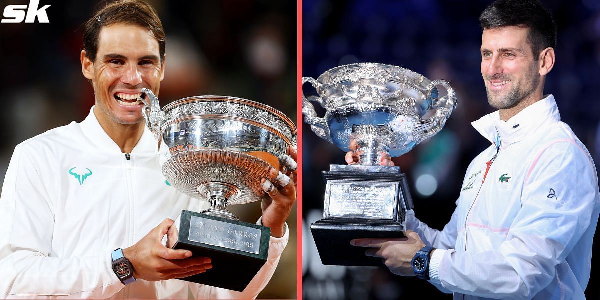 Rafael Nadal and Noval Djokovic have won 22 Majors each.