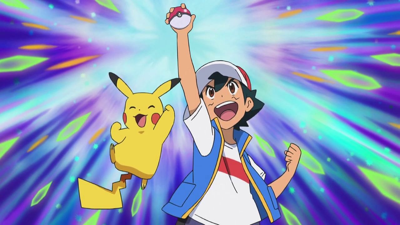 Ash and Pikachu as seen in the anime (Image via The Pokemon Company)