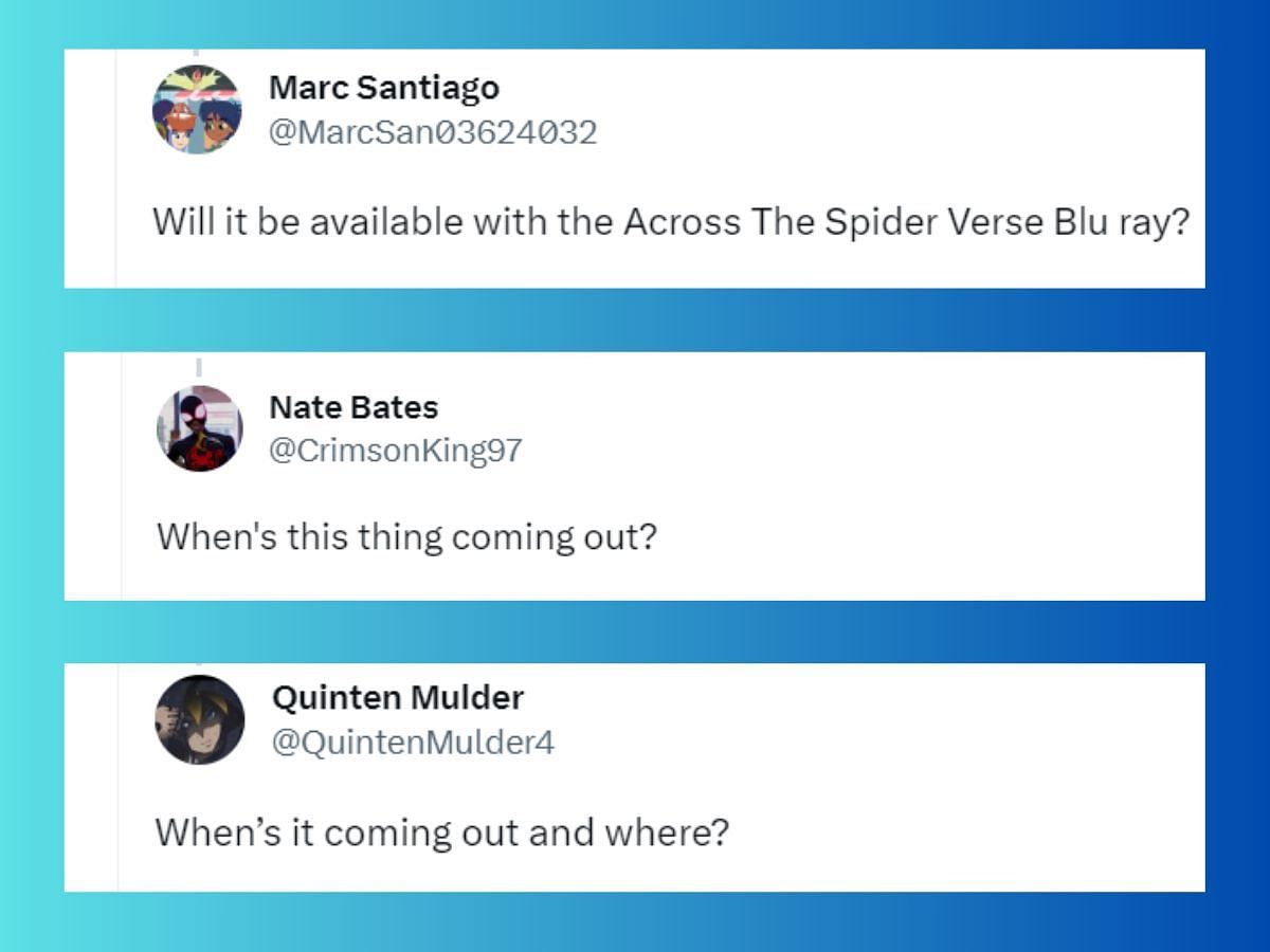 Still of viewers&#039; reactions to the first look from The Spider Within shared on Twitter by DiscussingFilm (Images Via Twitter)