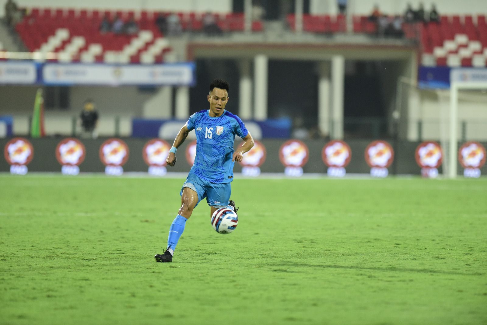 Udanta failed to live upto expectations today (Image courtesy: AIFF Media)