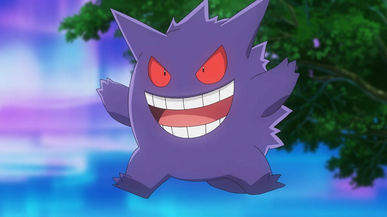 Gengar as seen in the anime (Image via The Pokemon Company)