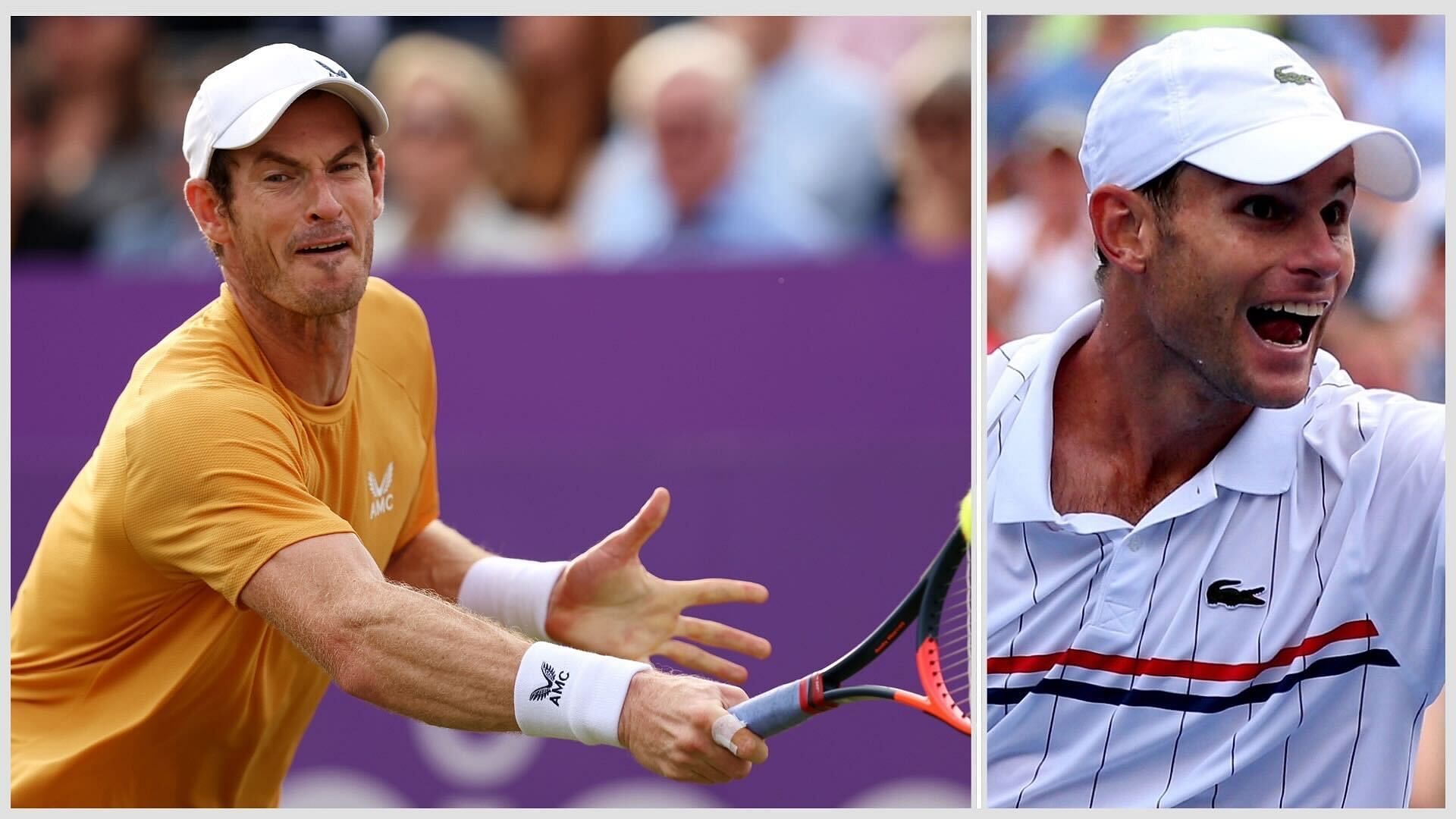 Andy Murray(left) and Andy Roddick(right)