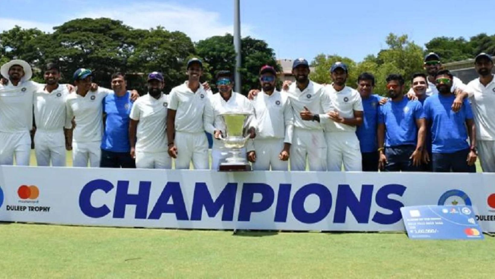 West Zone are the defending champions of Duleep Trophy.