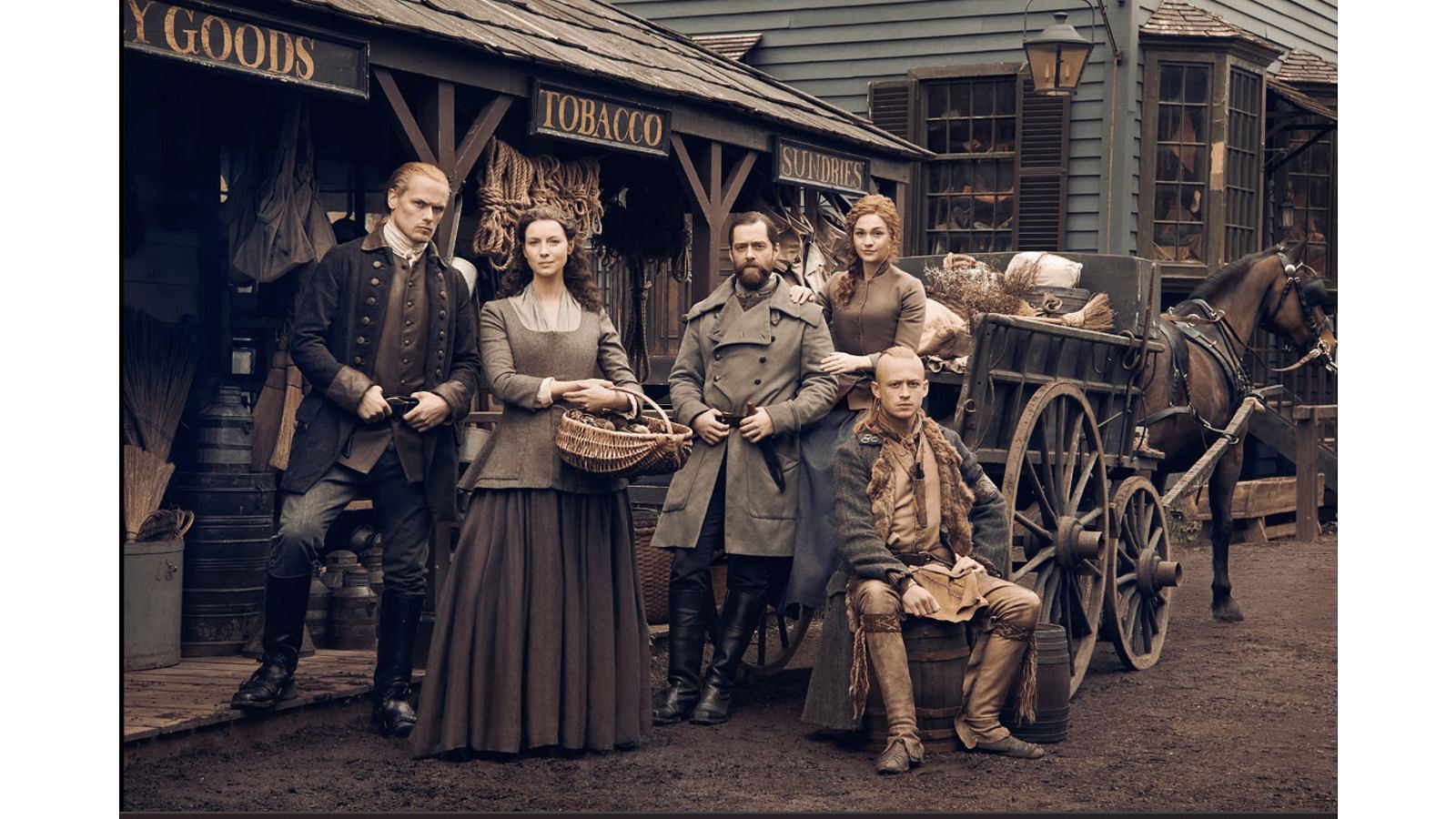 The cast of Outlander (Image via IMDb)