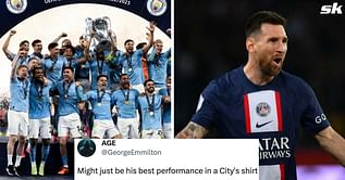 "Unsung hero of the season" - Fans in awe as incredible stat involving Manchester City superstar and Lionel Messi emerges after UCL final