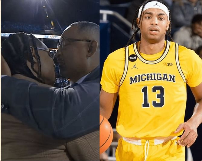 Watch- Jett Howard shares an emotional moment with his father Juwan Howard after getting picked Number 11 overall in the 2023 NBA Draft