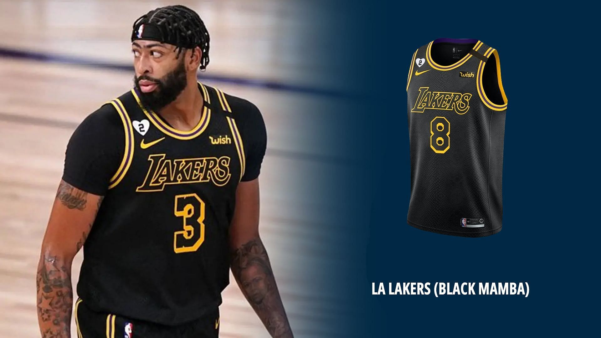 The Lakers had special jerseys to honor Kobe Bryant