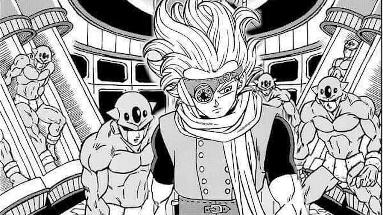 Granolah (front, center) as seen in the Super manga (Image via Shueisha Shonen Jump)