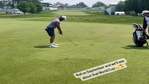 Shane Lowry adds a humorous twist as he provides his ‘expert commentary’ on Erik Van Rooyen's practice shot