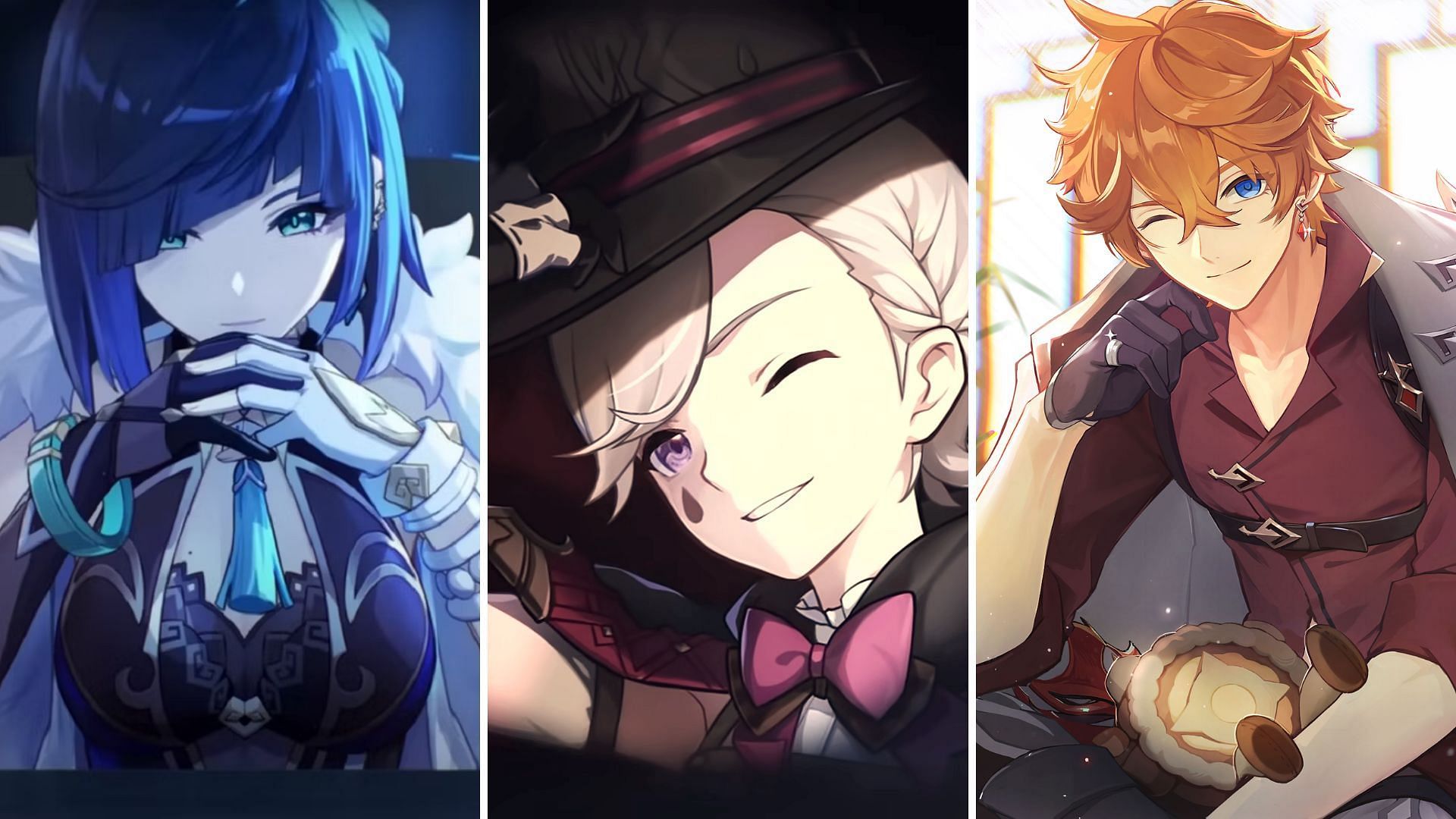 Rumored 4.0 banner characters (Image via HoYoverse)