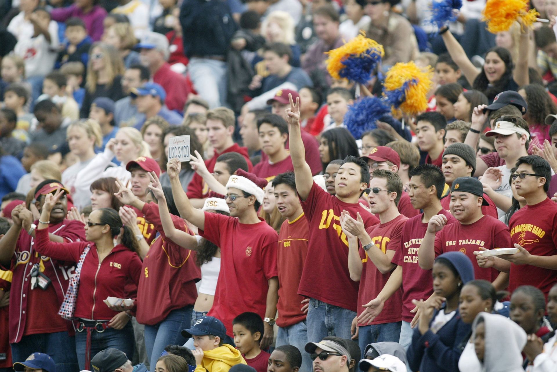 USC Fans at WSU-UCLA game
