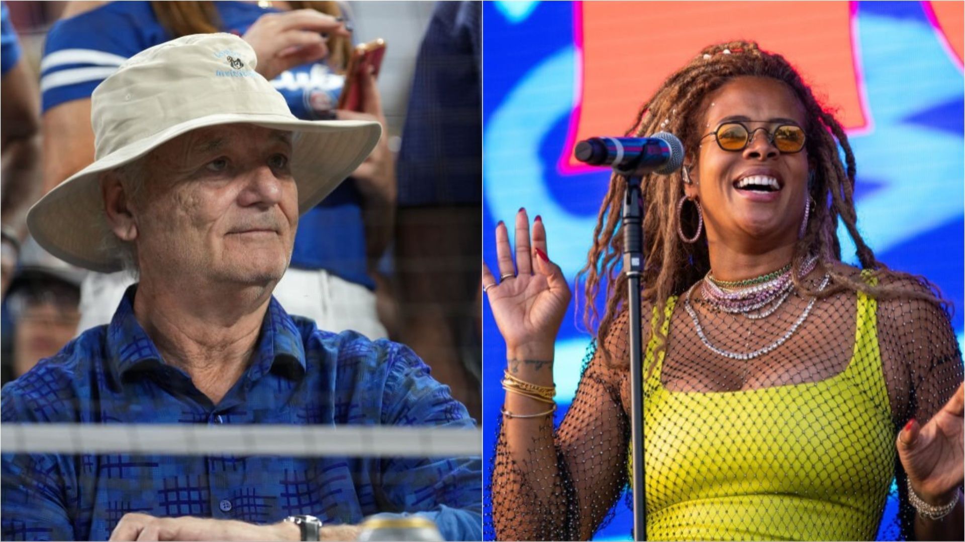 Kelis and Bill Murray have been hanging out together for some time (Images via Peter Joneleit and Joseph Okpako/Getty Images)