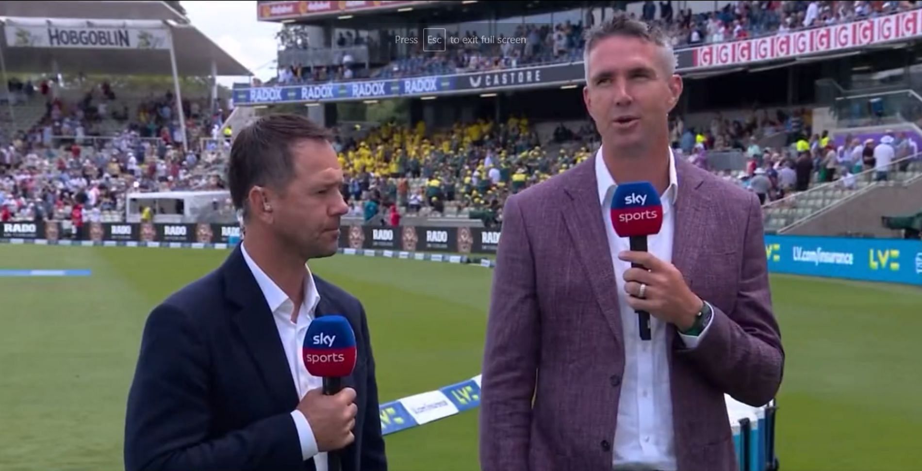 [Watch] “Well, he’s out now” - Ricky Ponting gives Kevin Pietersen a ...