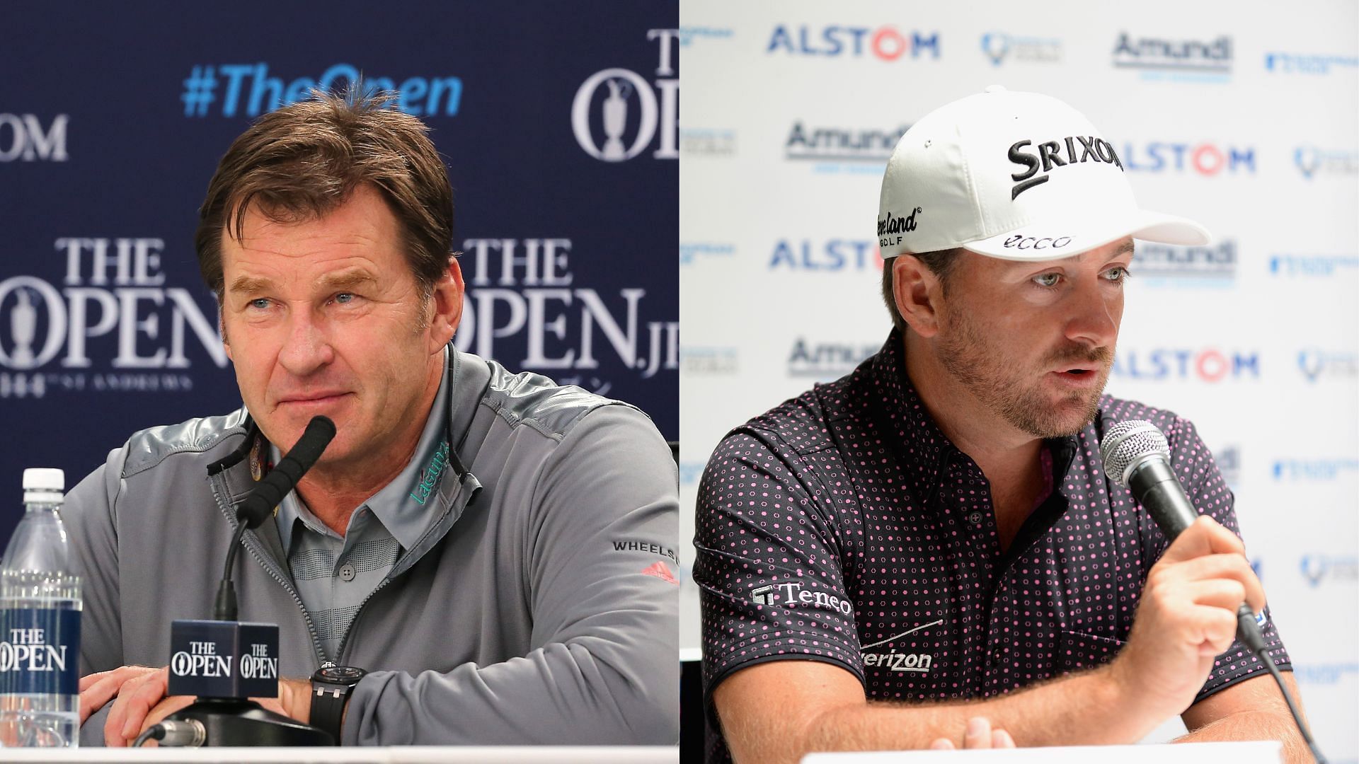 Sir Nick Faldo, Graeme McDowell (Images via Getty)