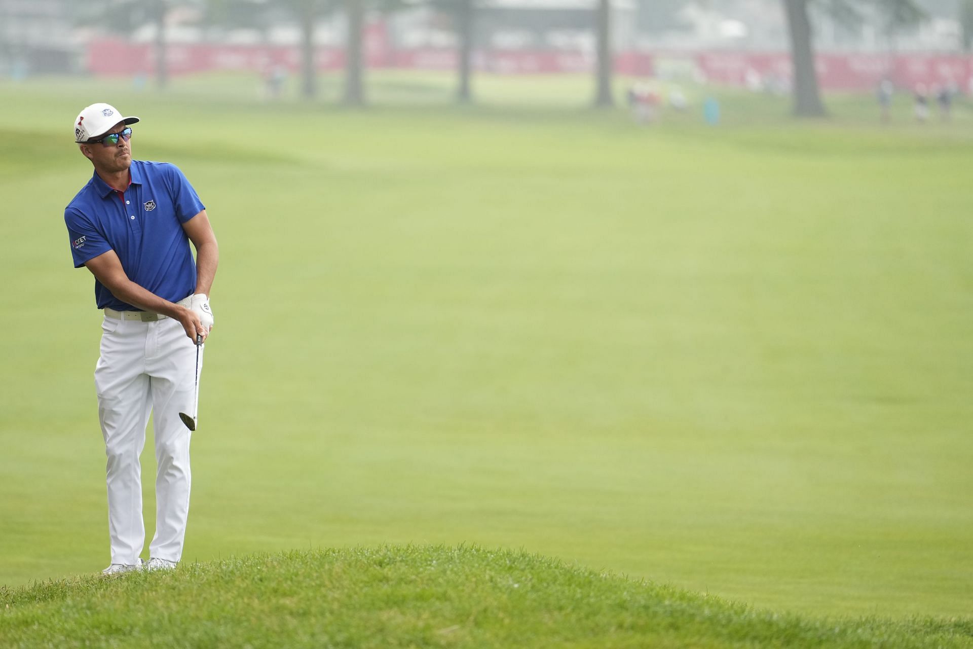Rickie Fowler during the Rocket Mortgage Classic, Round One