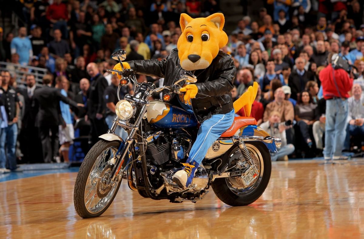 Watch Charles Barkley and the NBA's highestpaid mascot Rocky the