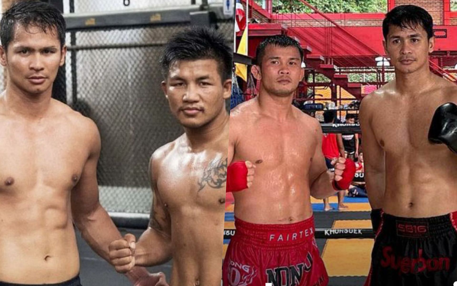 Superbon with Rodtang (L) and Nong-O (R) | Photo credit: ONE Championship