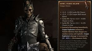 Howl from Below in Diablo 4: How to get, Unique effects, Affixes, and more
