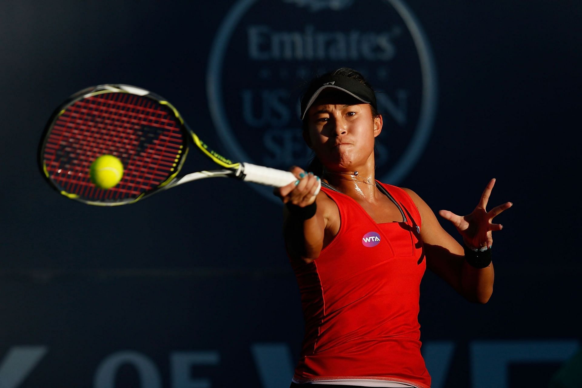 Carol Zhao at the 2016 Bank of the West Classic.