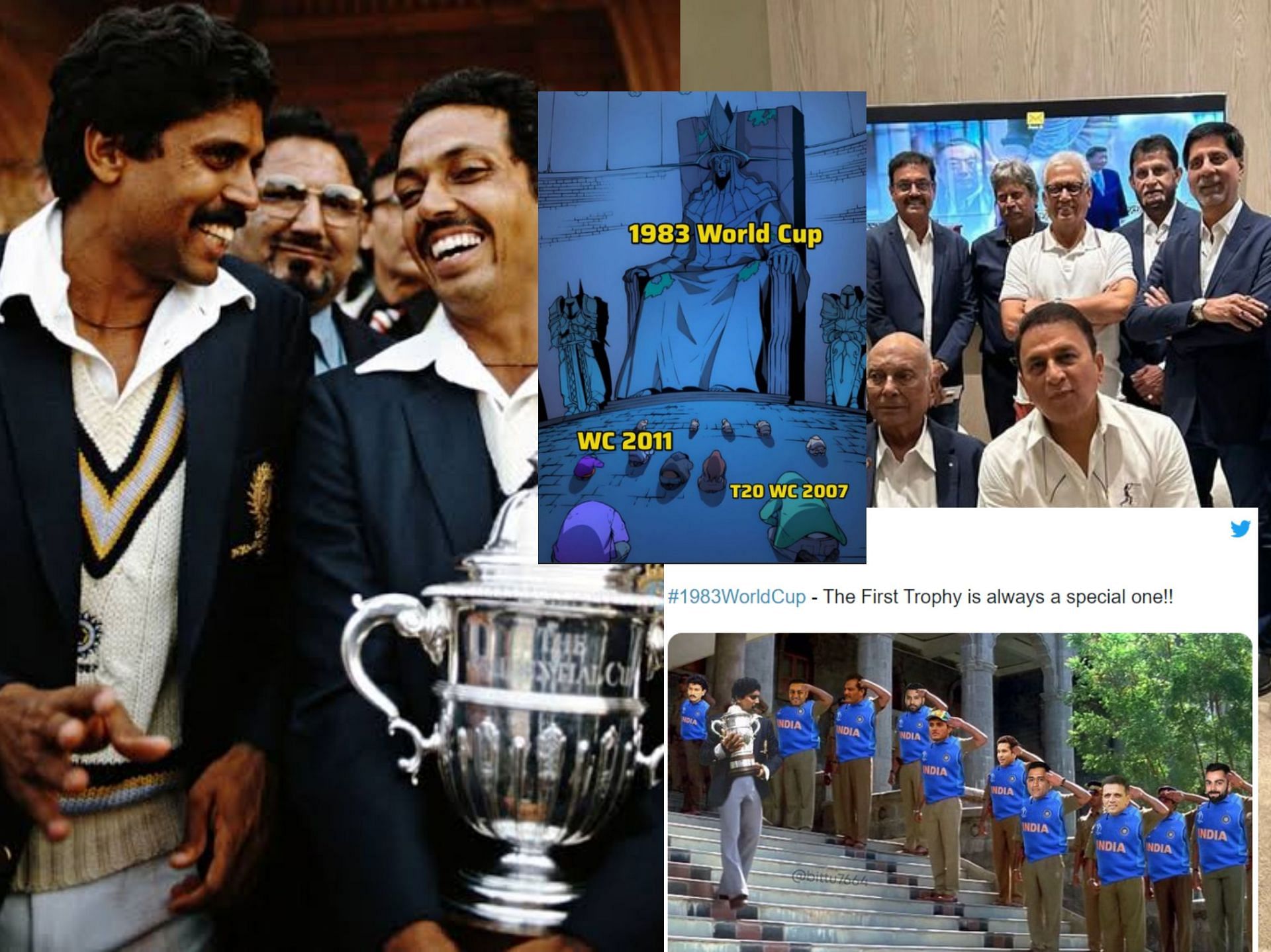 Twitterati hails Indian team which won the ODI World Cup in 1983. 