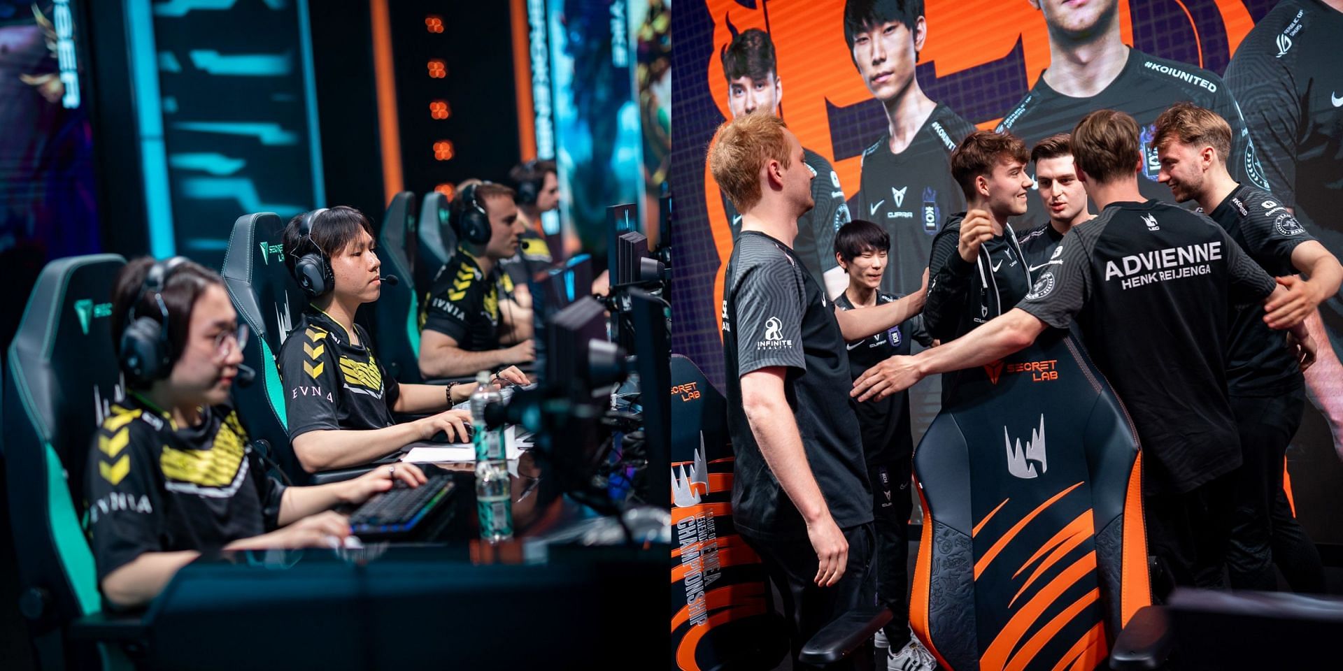 Team Vitality and KOI will look to bounce back in Week 3 (Images via Riot Games)