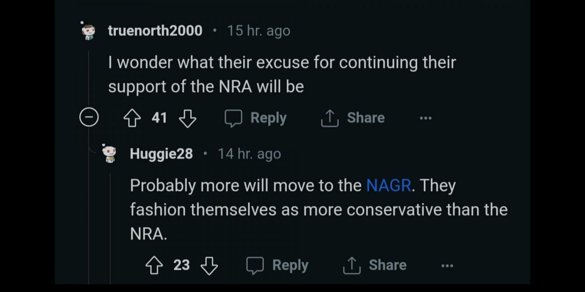 Netizens reacted to fake Pride tweet by the National Rifle Association. (Image via Reddit/@r/WhitePeopleTwitter)