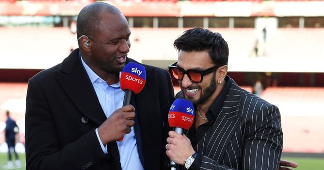 Ranveer Singh opens up on Arsenal's 2022-23 campaign, interacting with Patrick Vieira, Cesc Fabregas and more