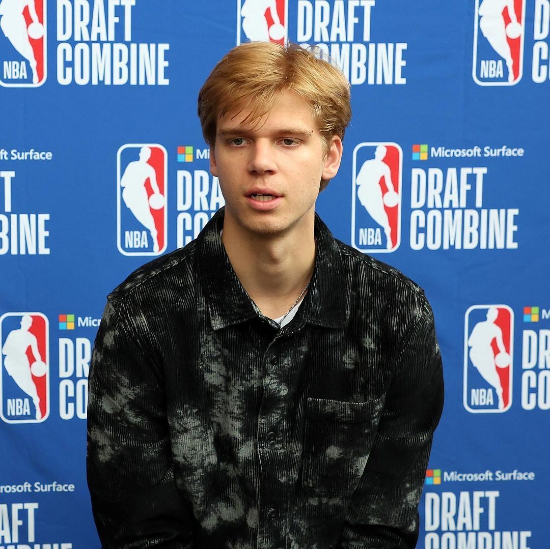 Gradey Dick at the NBA Draft Combine 2023. Via Instagram.