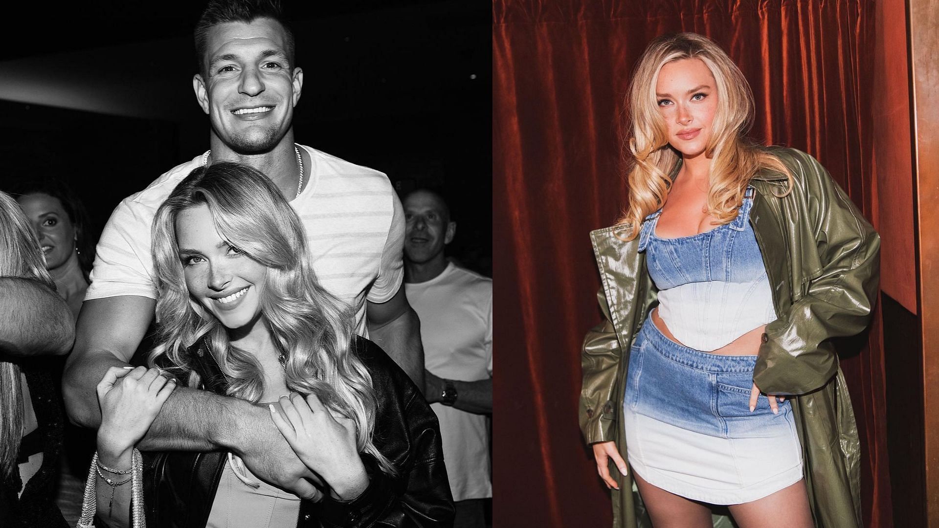 Camille Kostek shared how Rob Gronkowski help her embrace her natural self. 