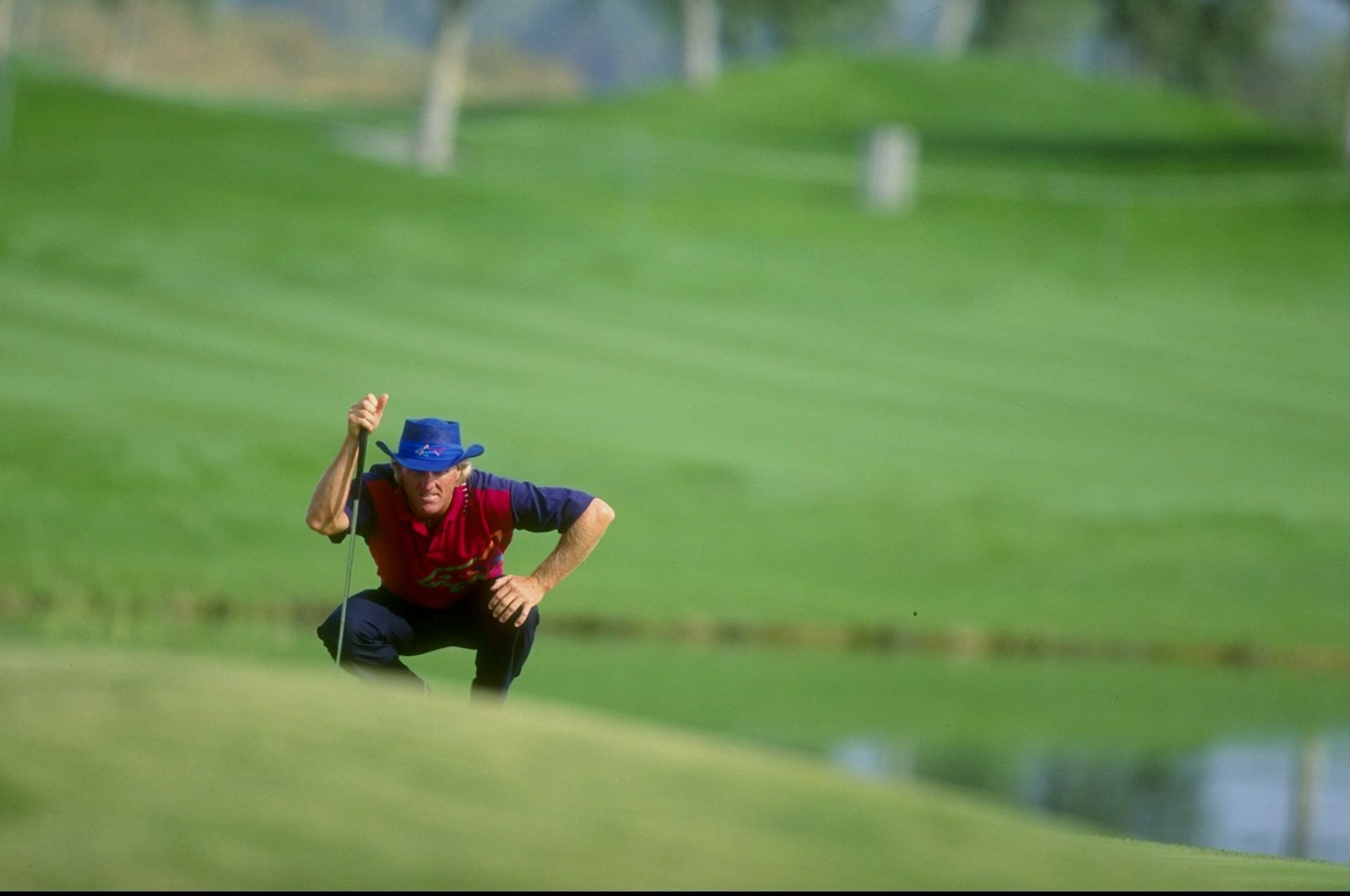 Greg Norman in his days as a PGA Tour pro golfer, 1993 (Image via Getty).