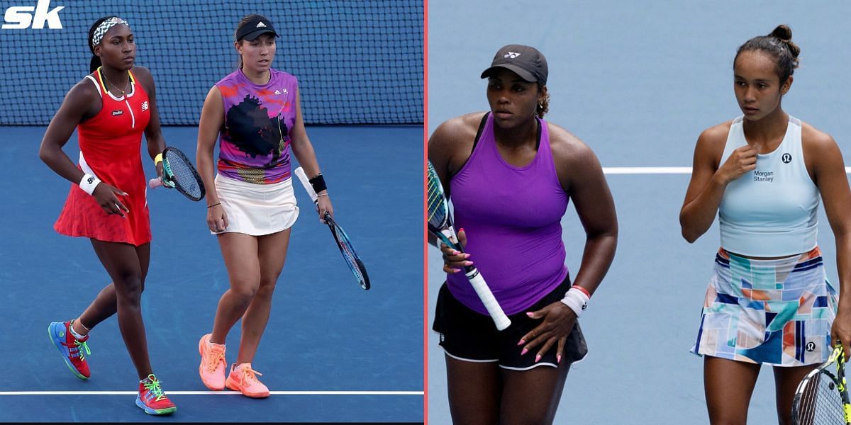 Coco Gauff and Jessica Pegula will face Leylah Fernandez and Taylor Townsend in the semifinals of the French Open